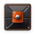 leather icon 3d